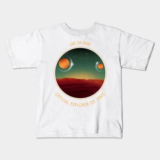 Let's live on Mars ! Kids T-Shirt